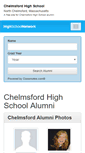 Mobile Screenshot of chelmsfordhighschool.org