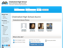 Tablet Screenshot of chelmsfordhighschool.org